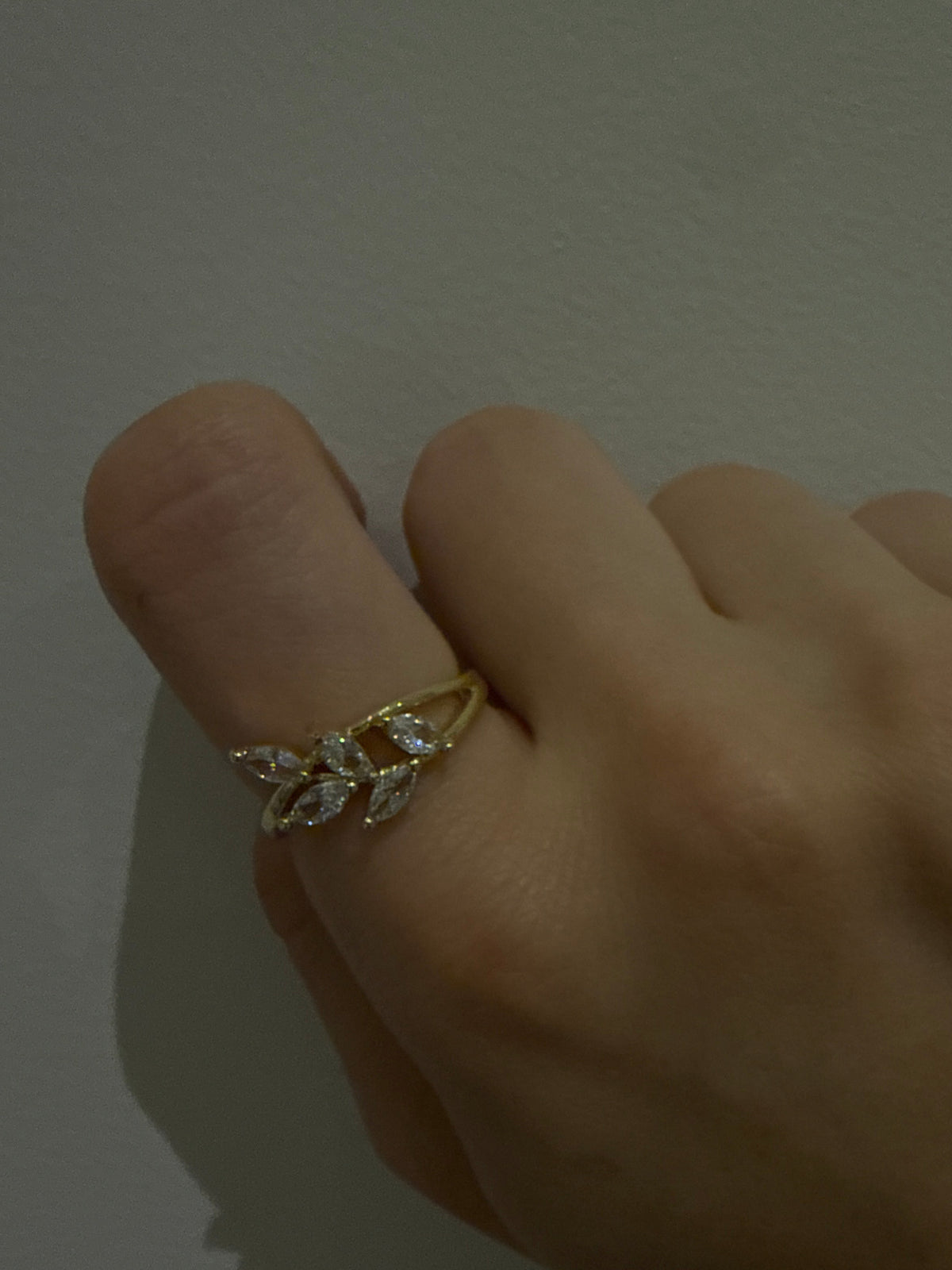 Crystal Butterfly Ring
