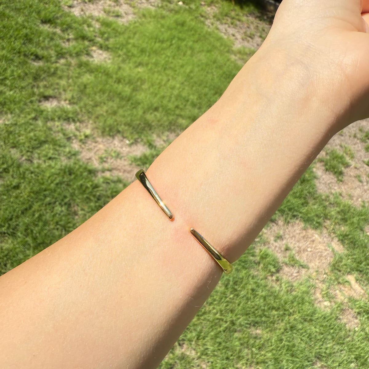 Gold Pavé Bangle