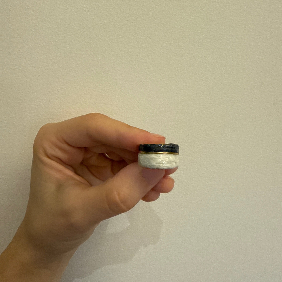 Black & White Resin Ring