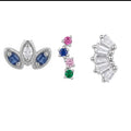 Sapphire Butterfly Studs