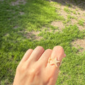 Gold Starfish Ring