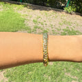 Gold Gemstone Bangle