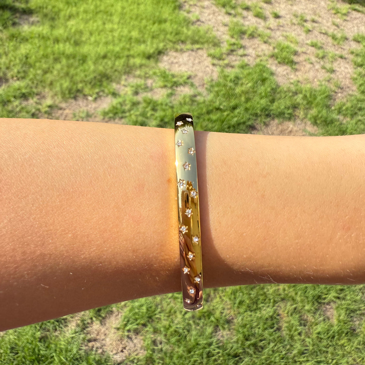 Gold Starlight Bangle