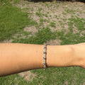 Two-Tone Pavé X Cuff