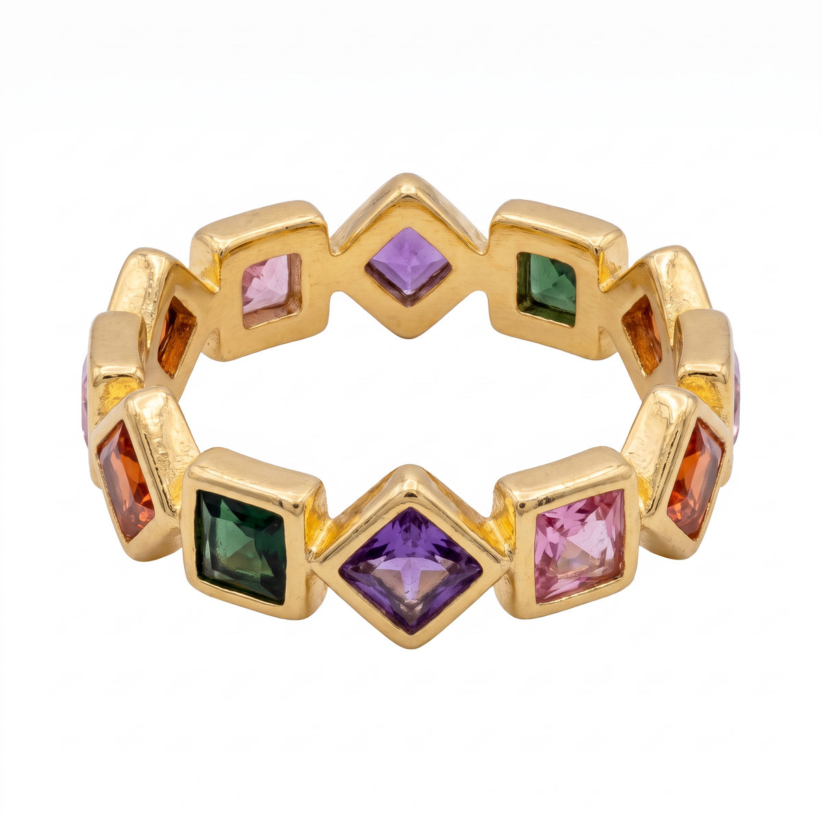 Jewel Square Stone Ring — studio picture