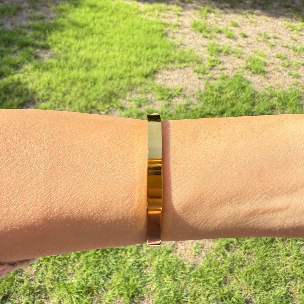Gold Classic Bangle