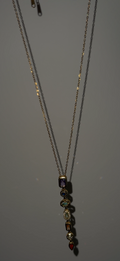 Gold Jewel Drop Necklace