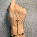 Gold North Star Disc Hand Chain