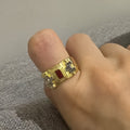 Gold Ruby Signet Ring