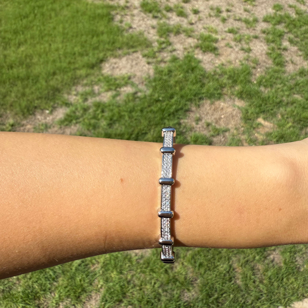 Silver Bamboo Cuff