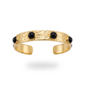 Gold Onyx Cuff