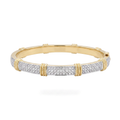 Gold Pavé Bar Bangle