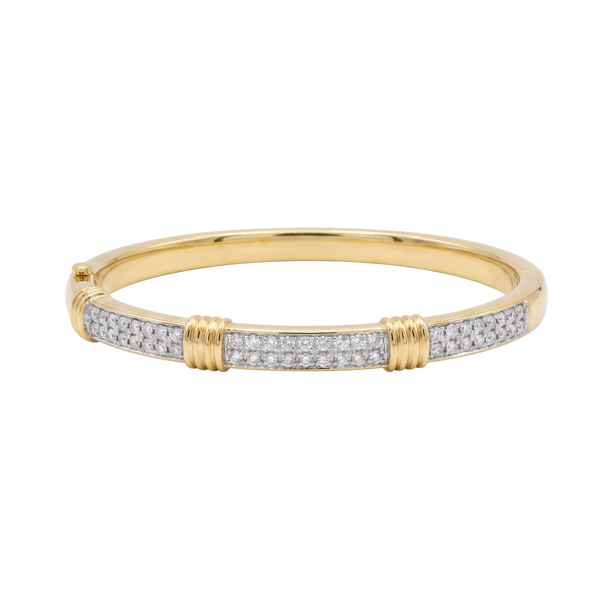Gold Pavé Bangle