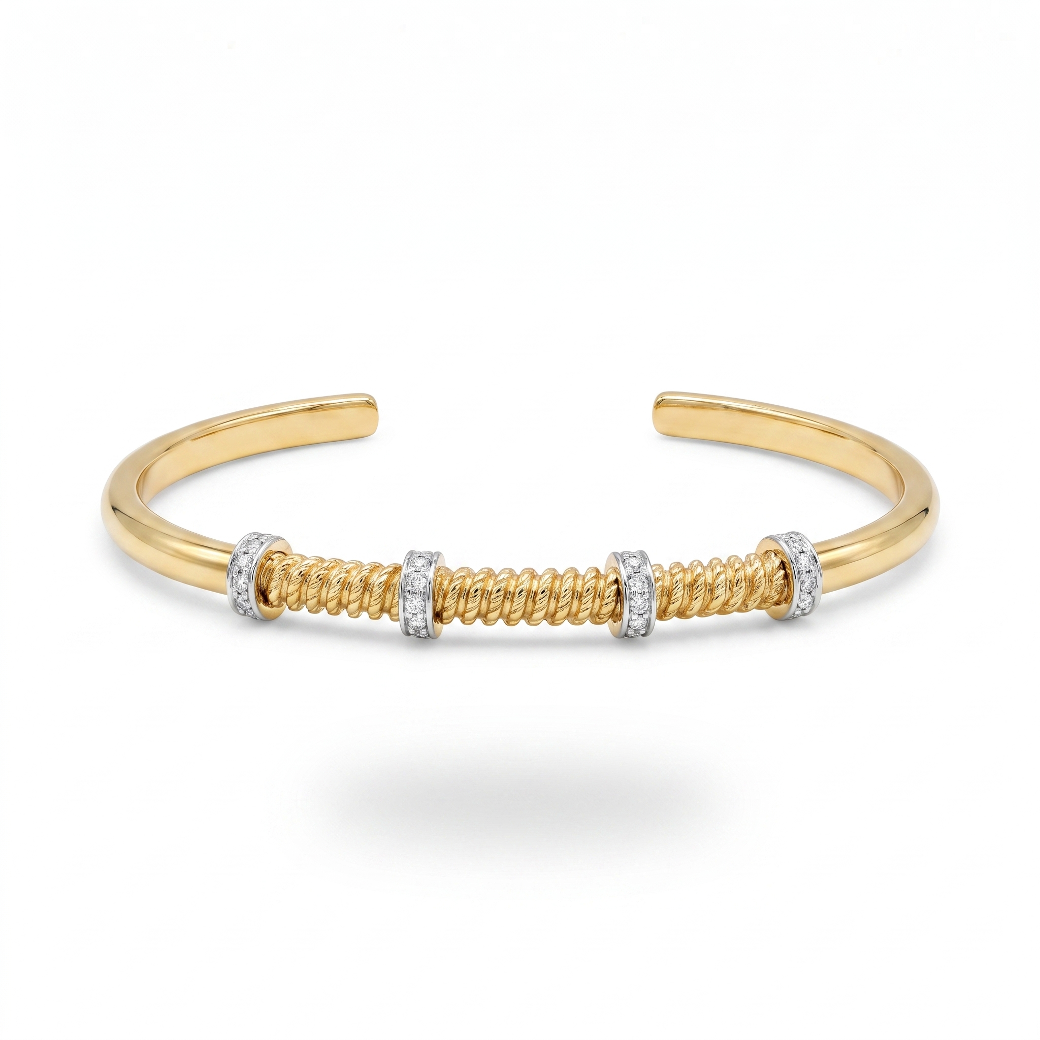 Gold Rope Station Cuff