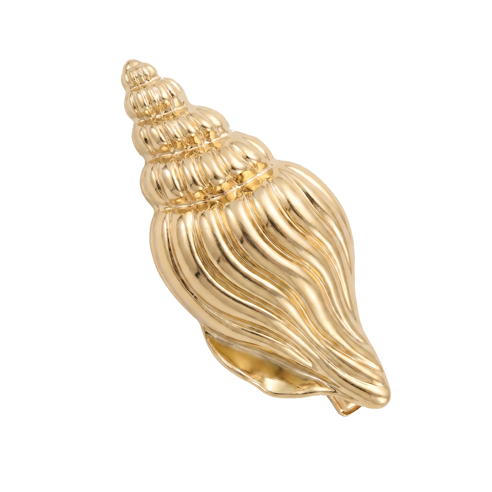 Gold Conch Hair Clip
