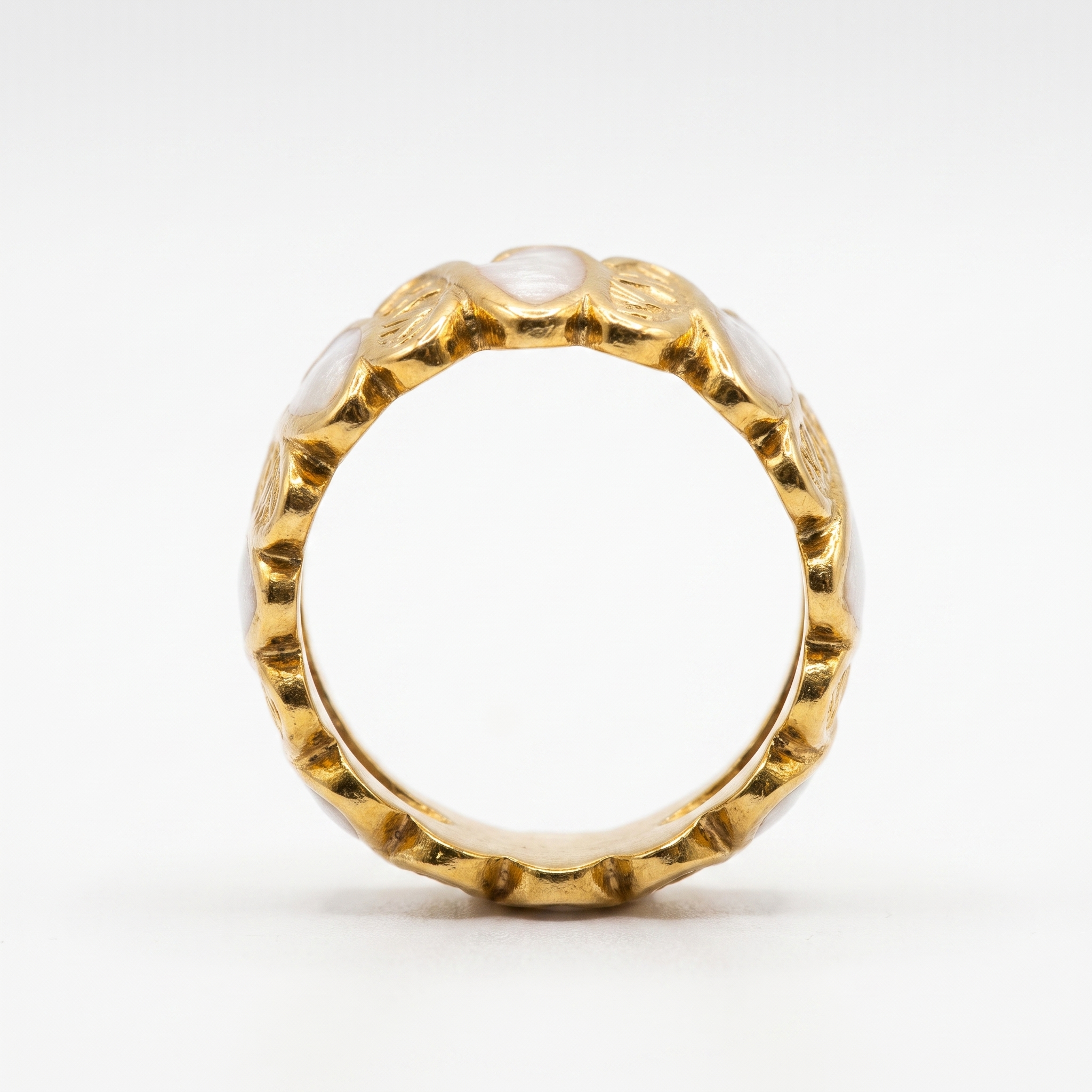 Mother-of-Pearl Band Ring