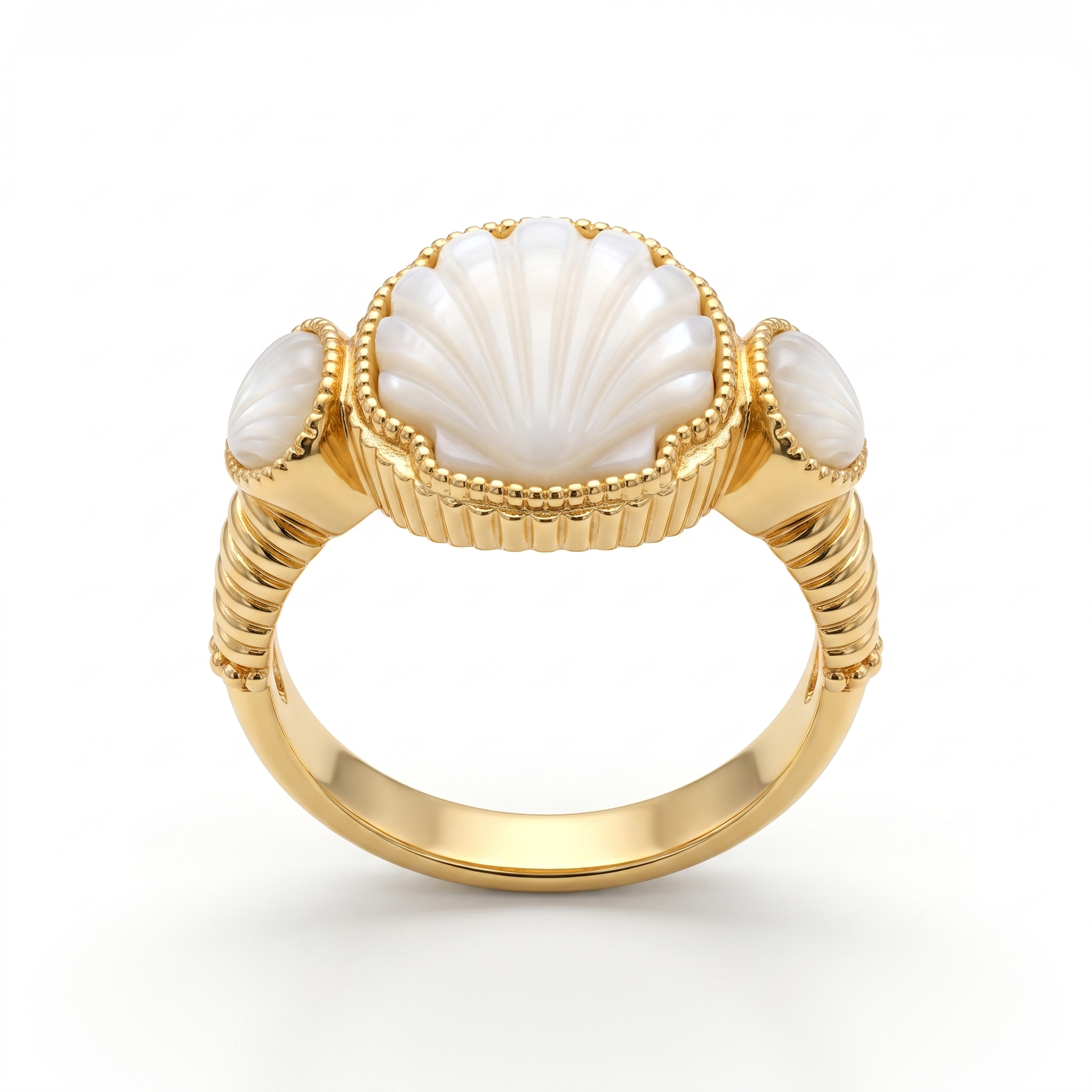 Gold Shell Ring