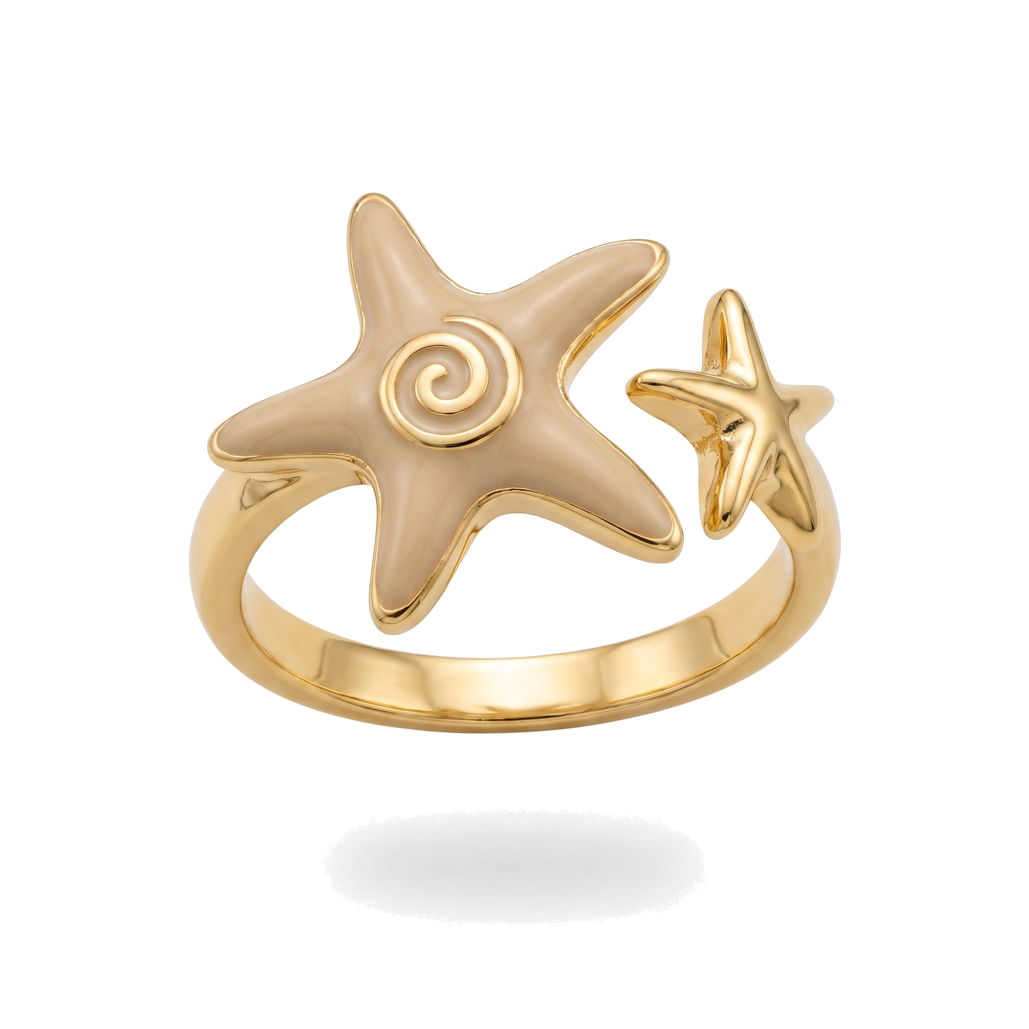 Gold Starfish Ring