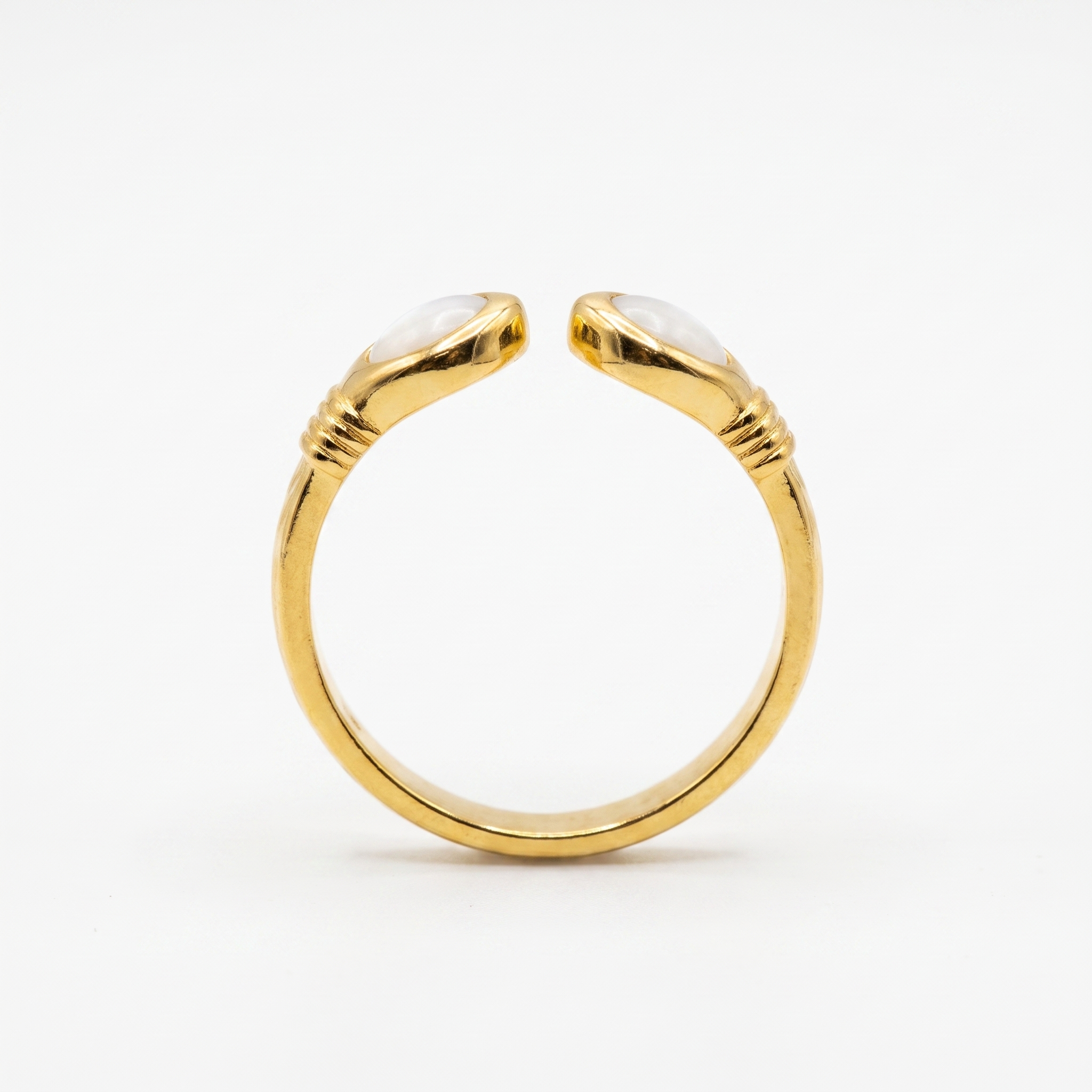 Gold Pearl Wrap Ring