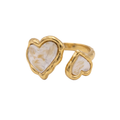 Mother-of-Pearl Heart Ring
