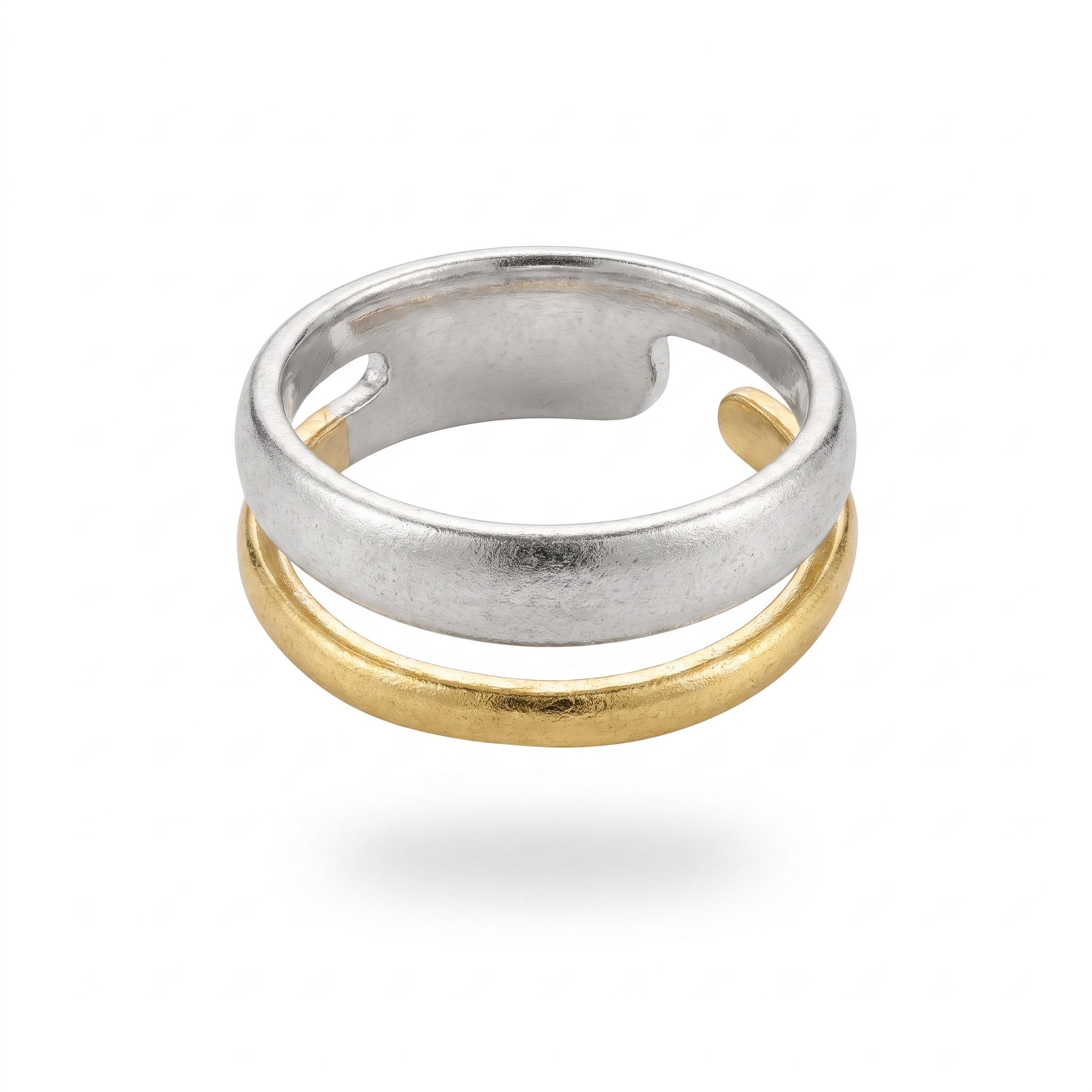 Two-Tone Twist Ring