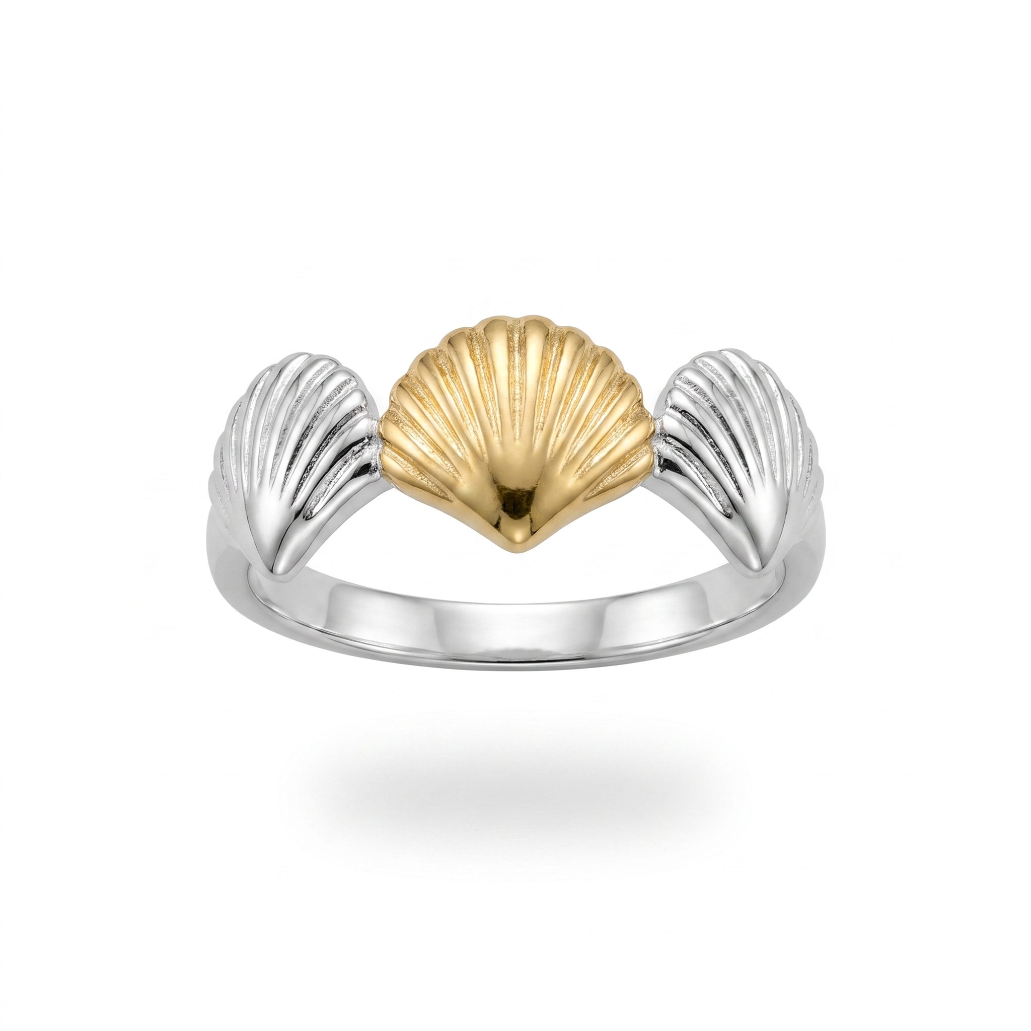 Two-Tone Shell Ring