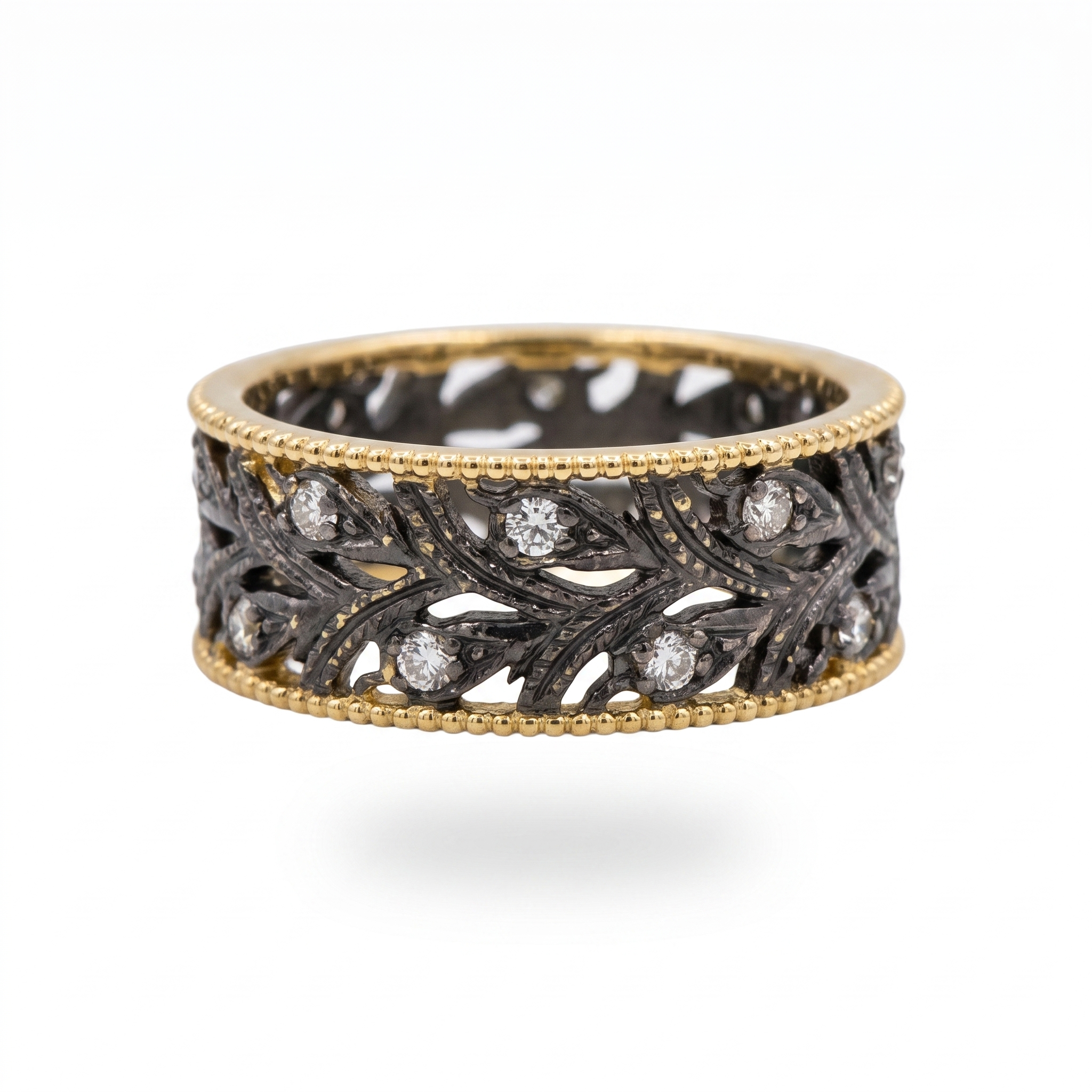 Gold Vine Band Ring
