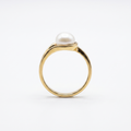 Gold Pearl Ring