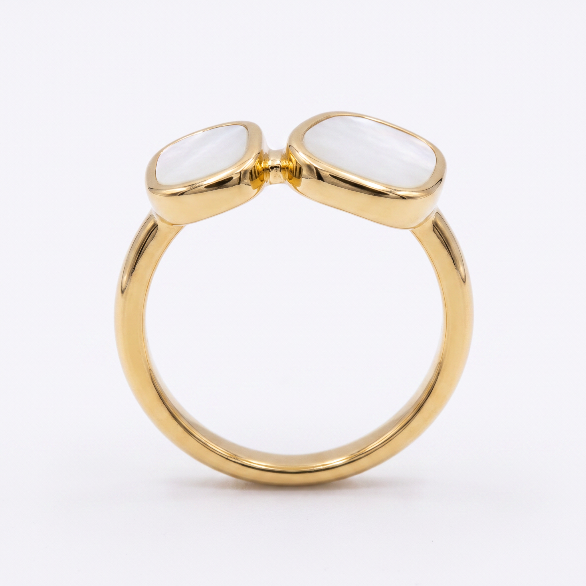 Mother-of-Pearl Twin Ring