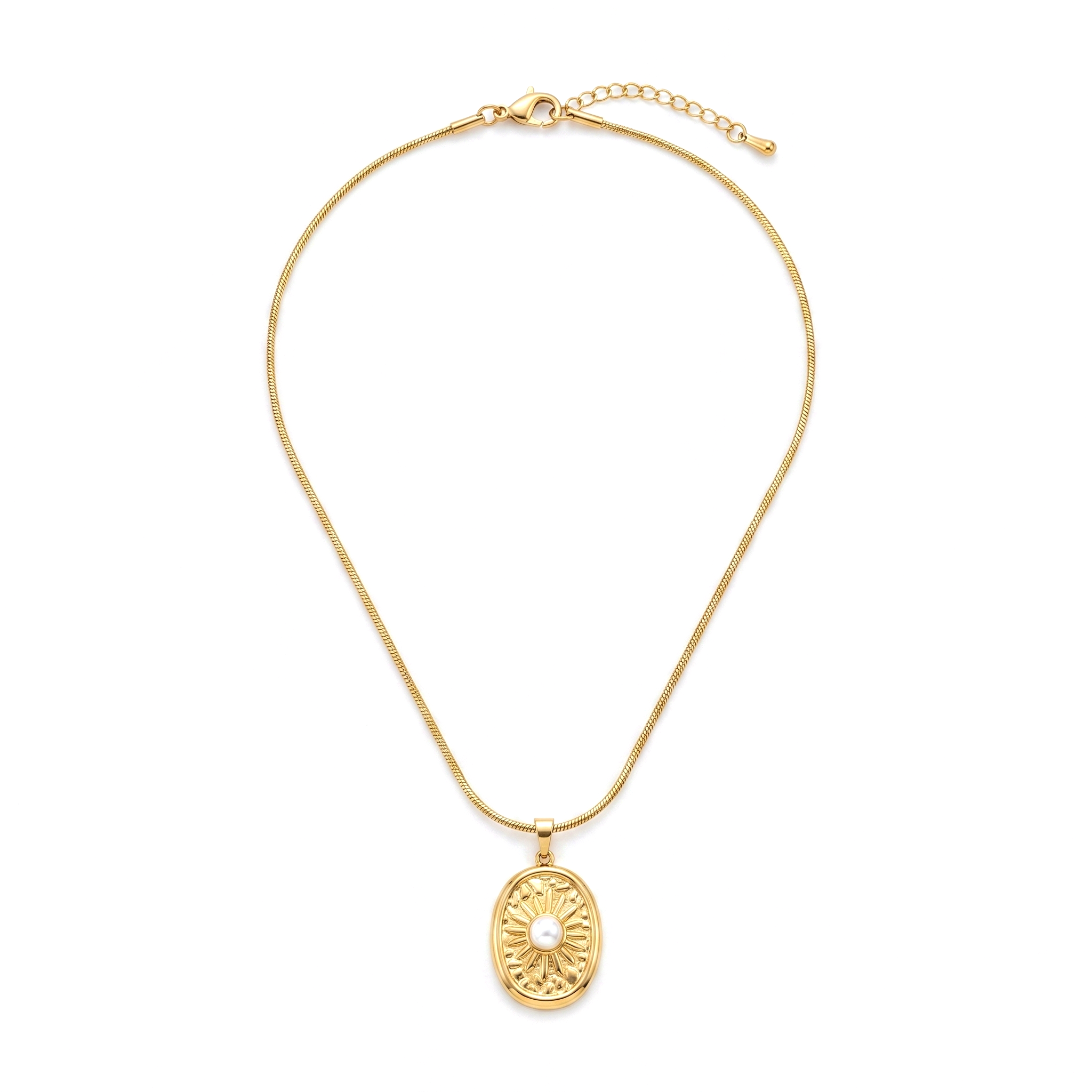 Gold Medallion Necklace