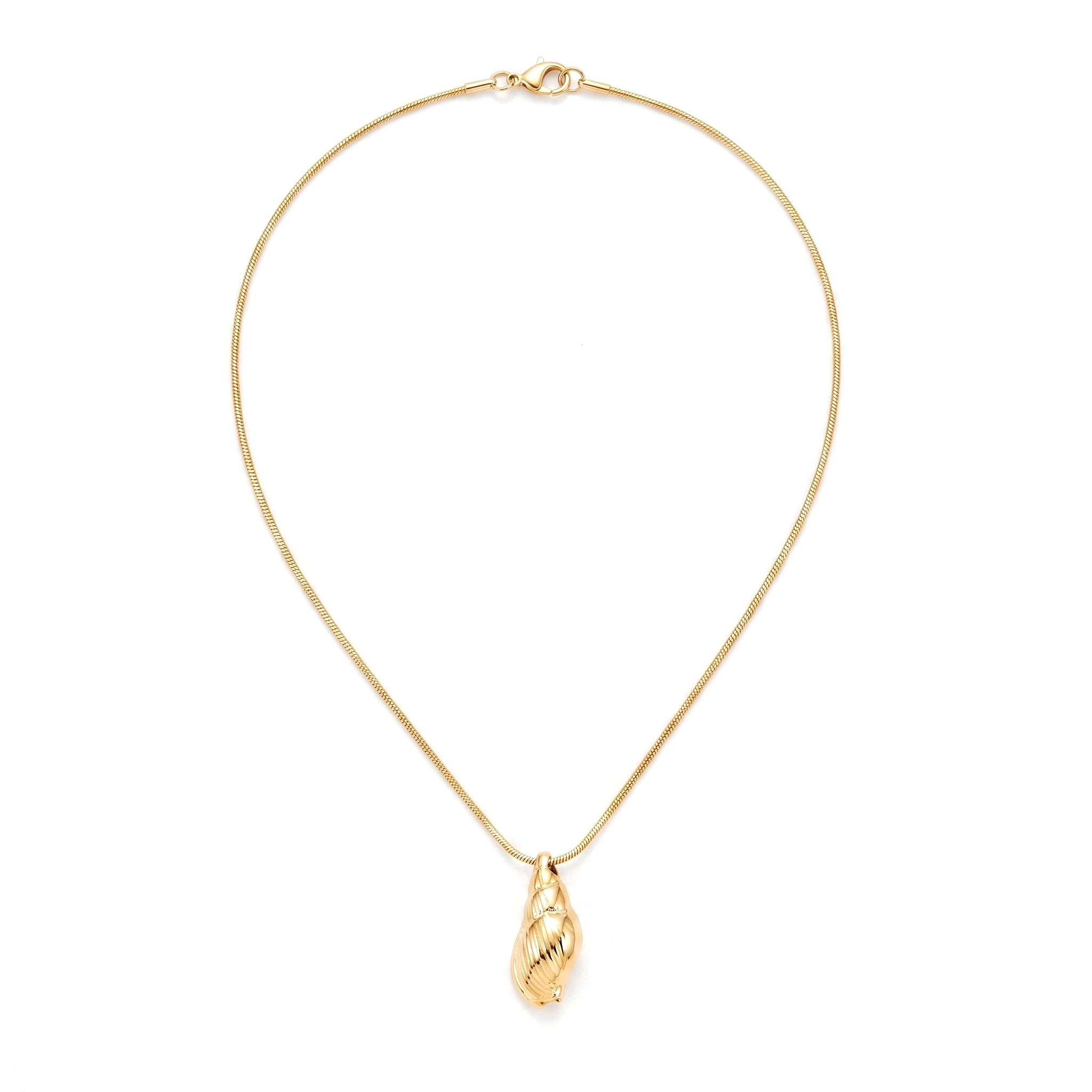 Gold Cowrie Necklace