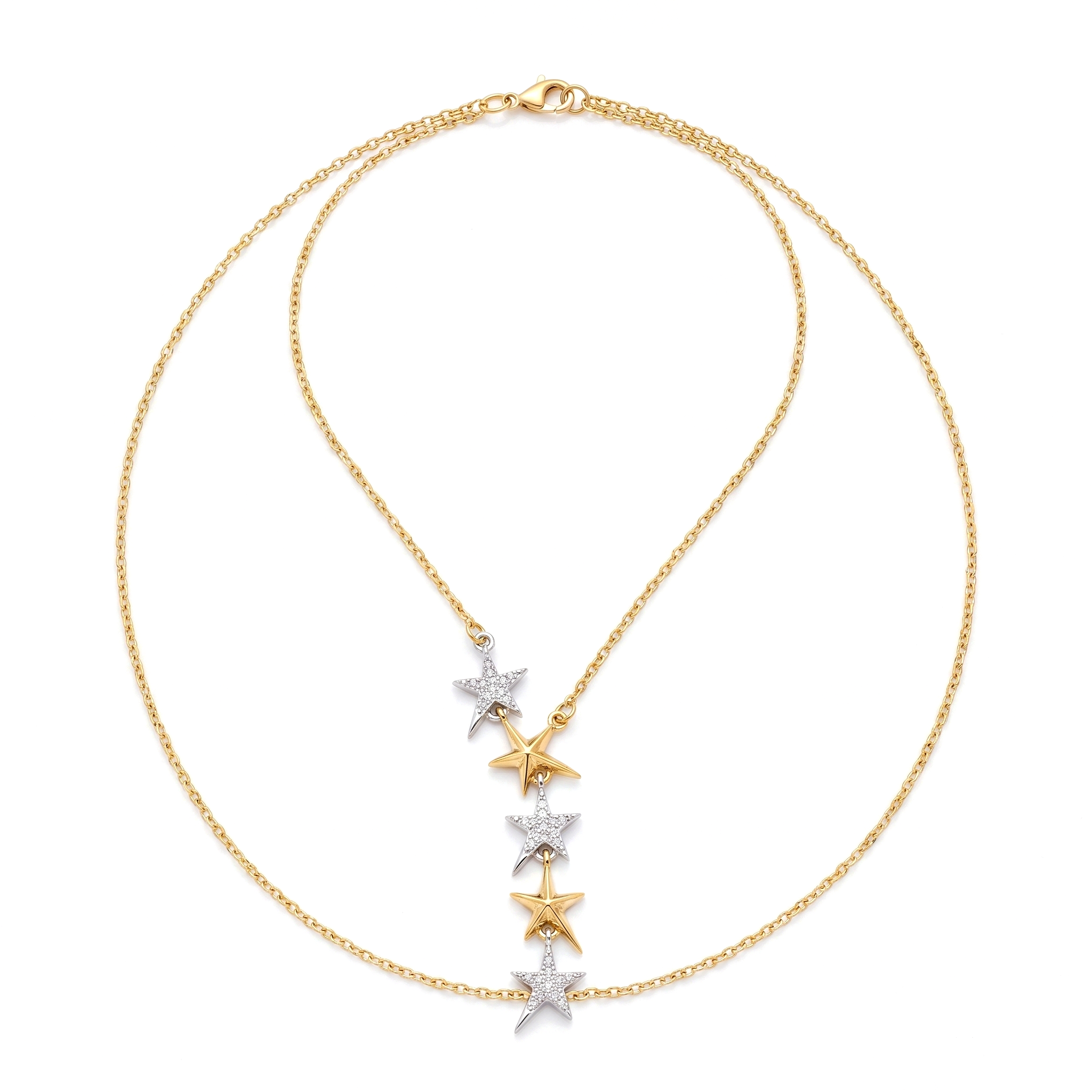 Gold Star Layered Necklace