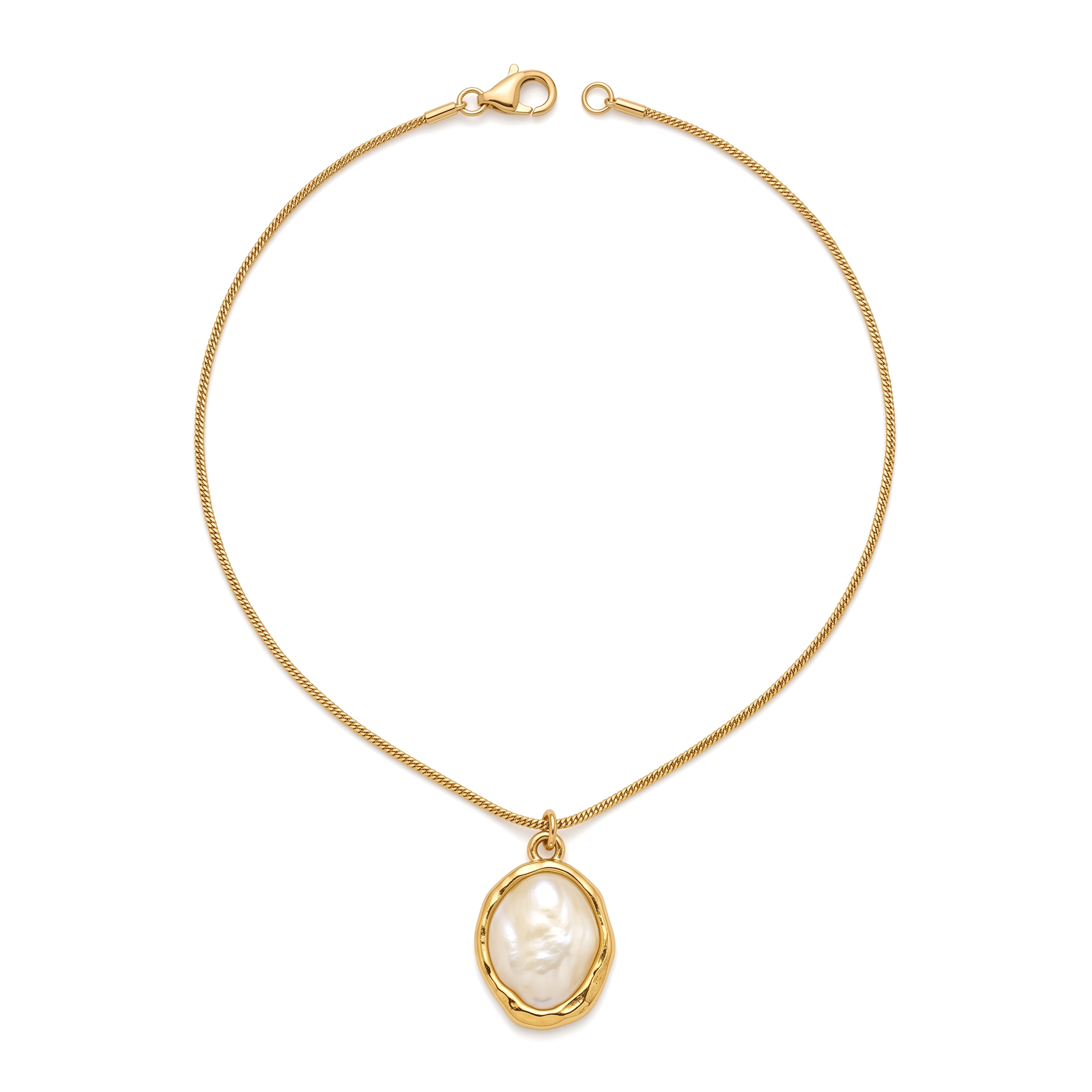 Mother-of-Pearl Cameo Necklace