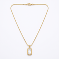 Mother-of-Pearl Bar Necklace
