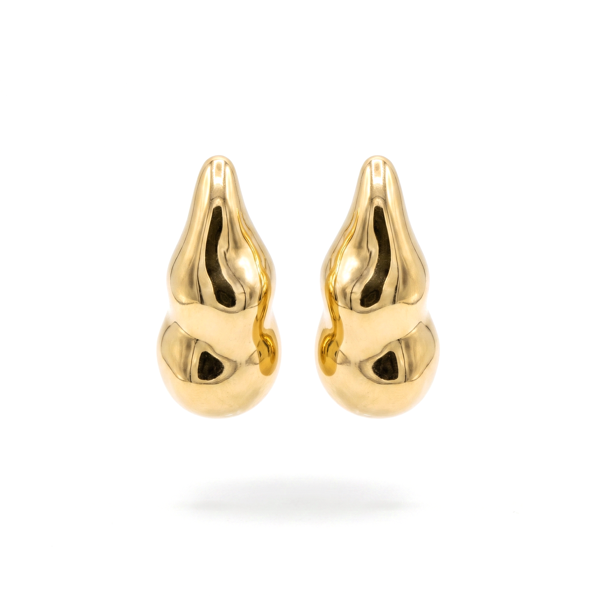 Gold Teardrop Earrings