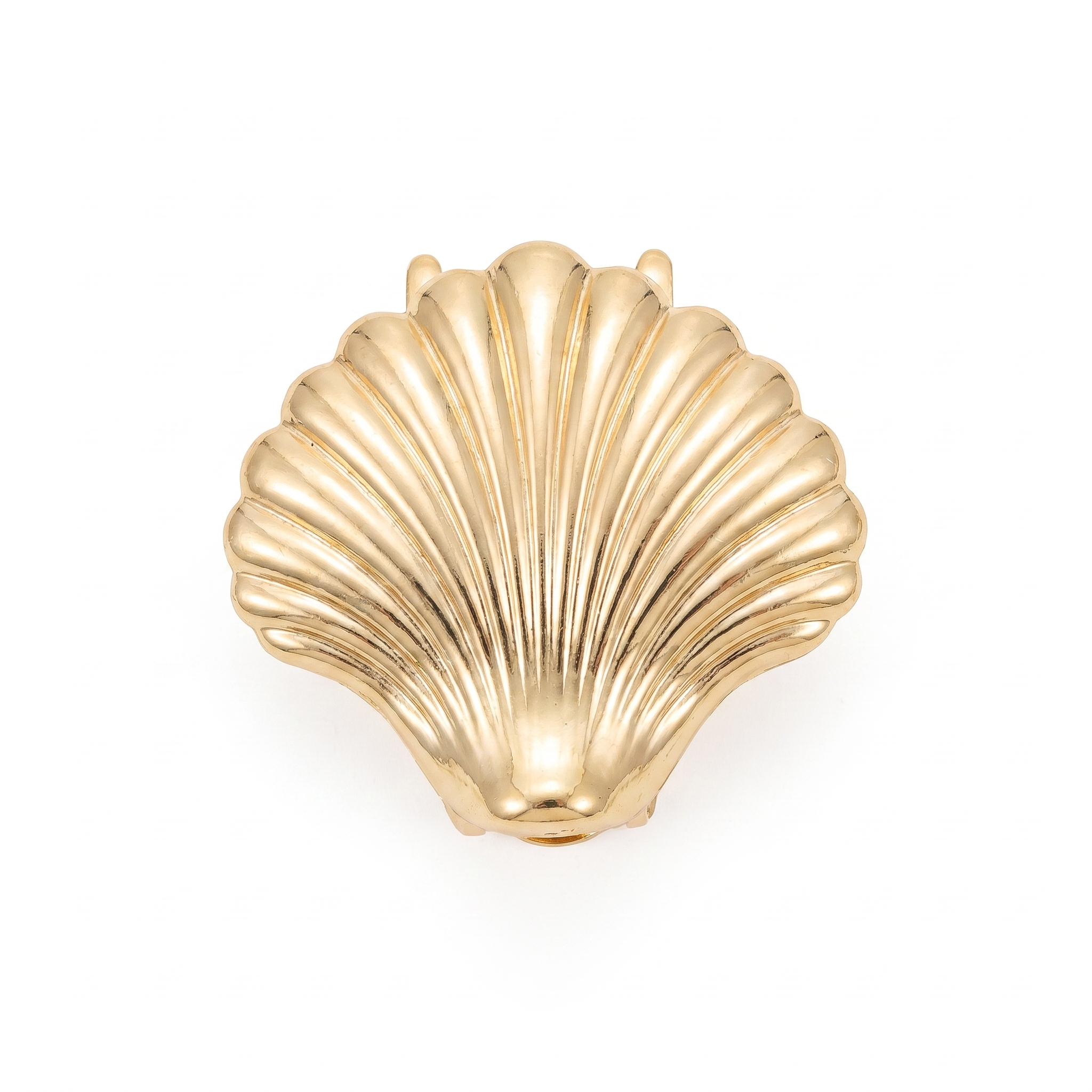 Gold Shell Hair Clip