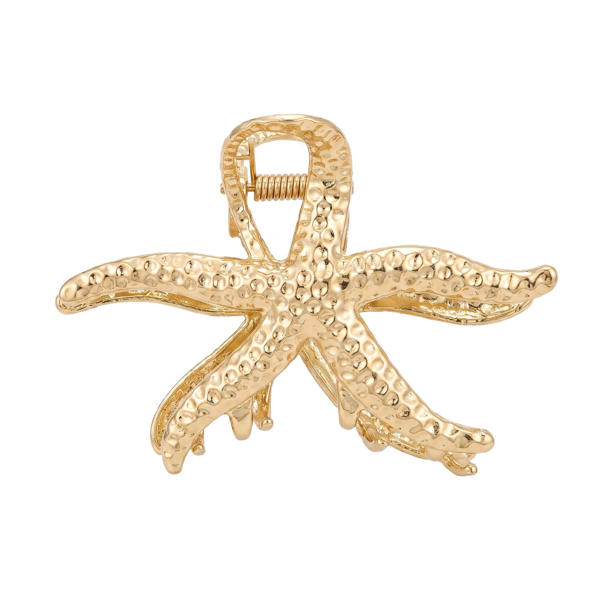 Gold Starfish Claw Clip