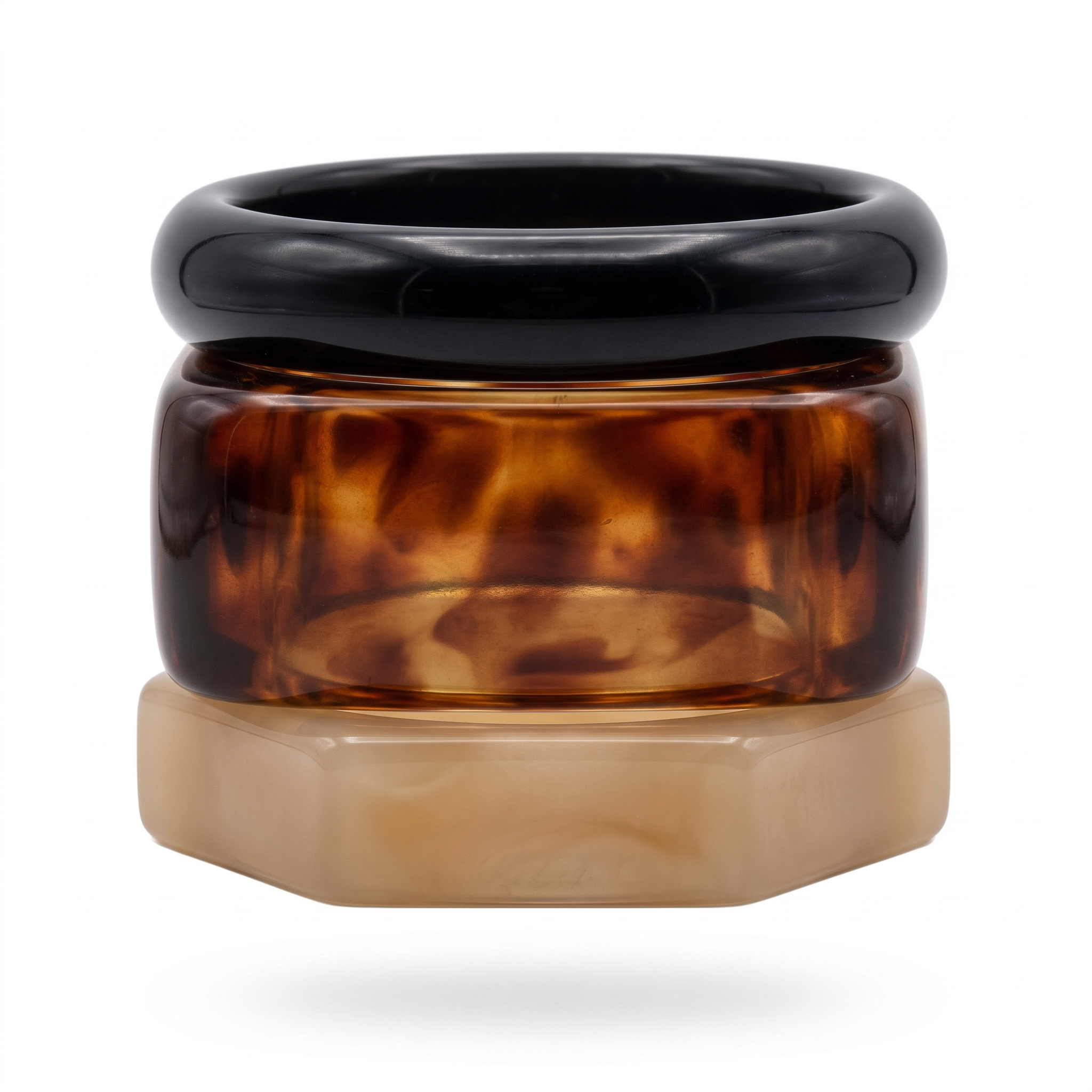 Tortoise Resin Bangle Set