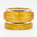 Amber Resin Bangle Set