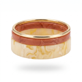 Coral Marble Bangle