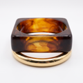 Tortoise Statement Bangle