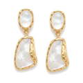Mother-of-Pearl Drop Earrings — Glam by Layal