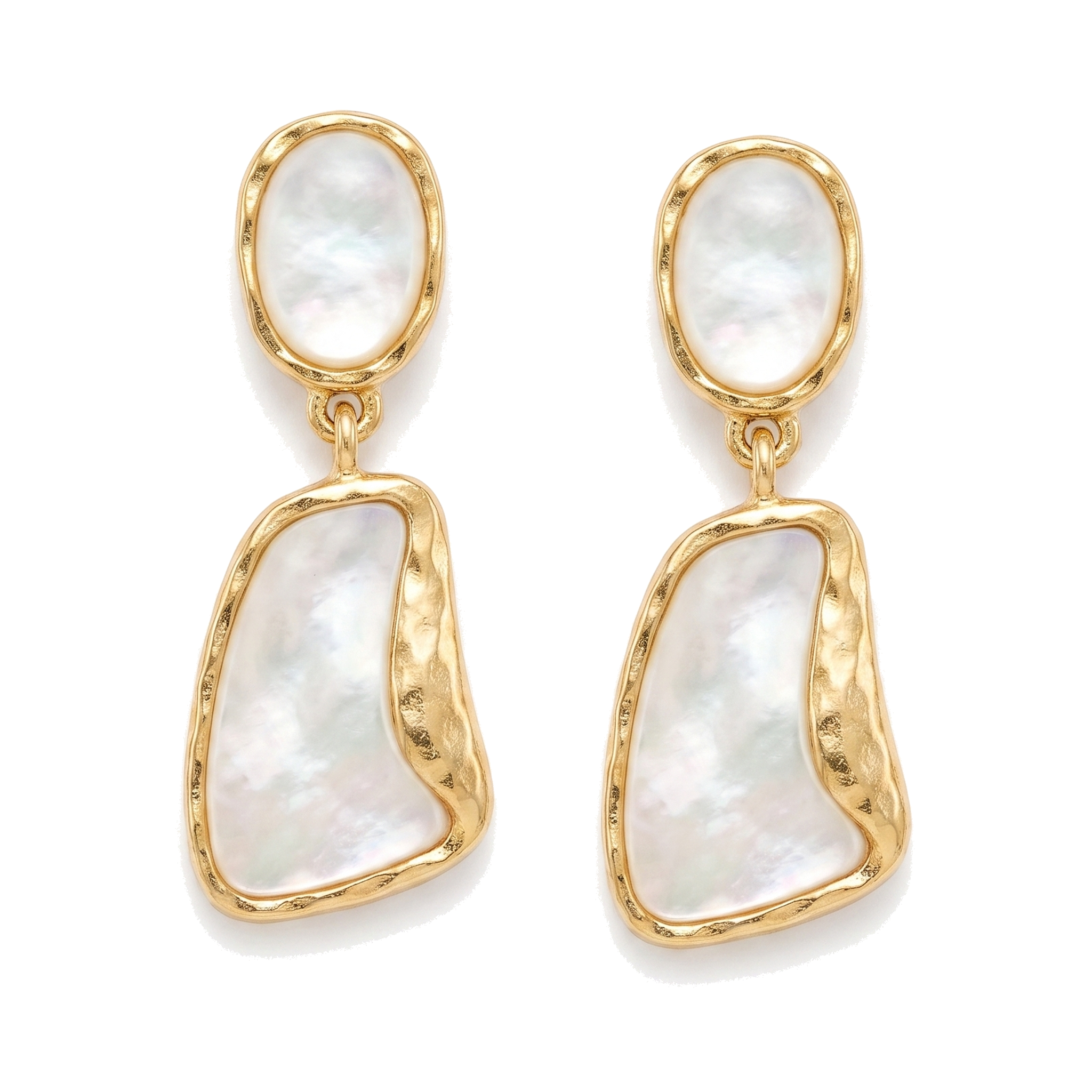 Mother-of-Pearl Drop Earrings — Glam by Layal
