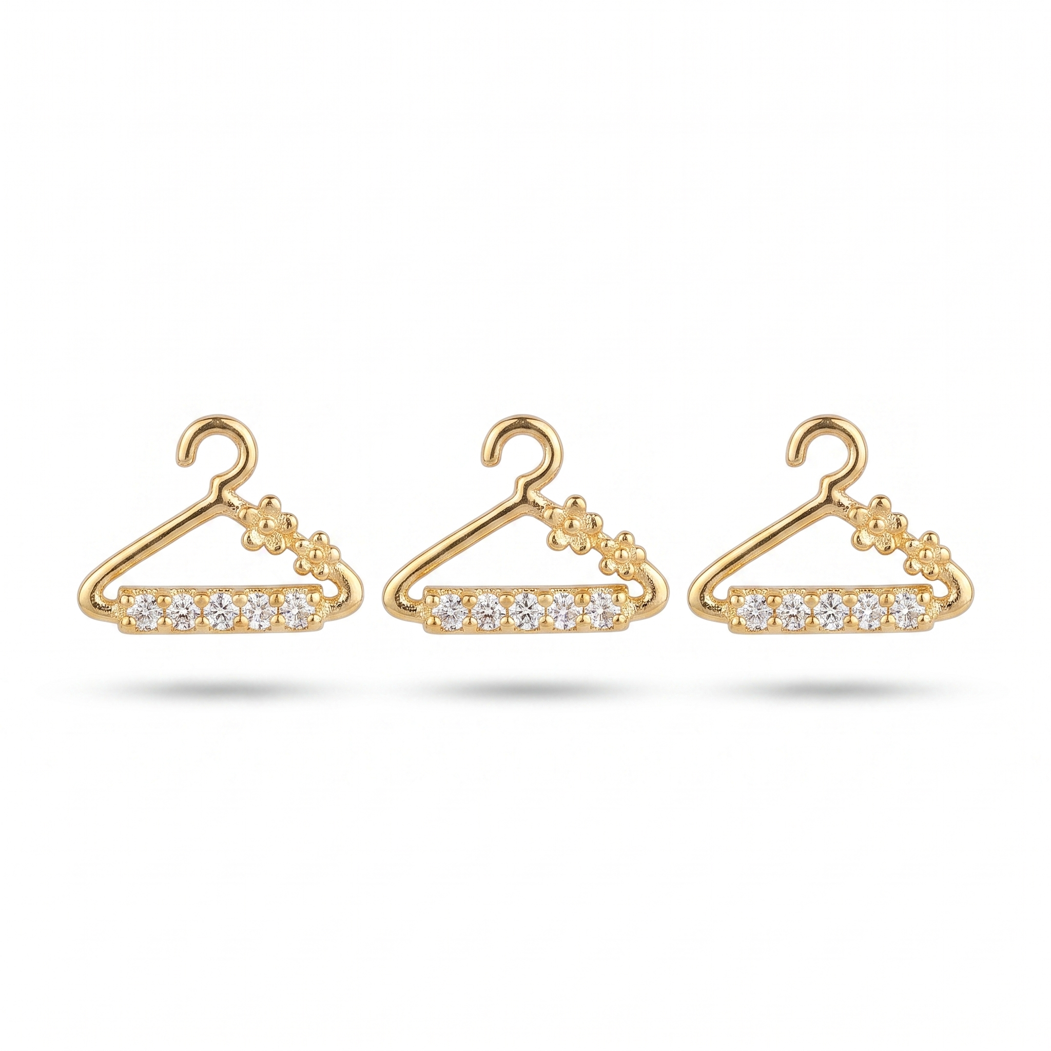 Crystal Hanger Studs