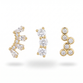 Baguette Crystal Climbers