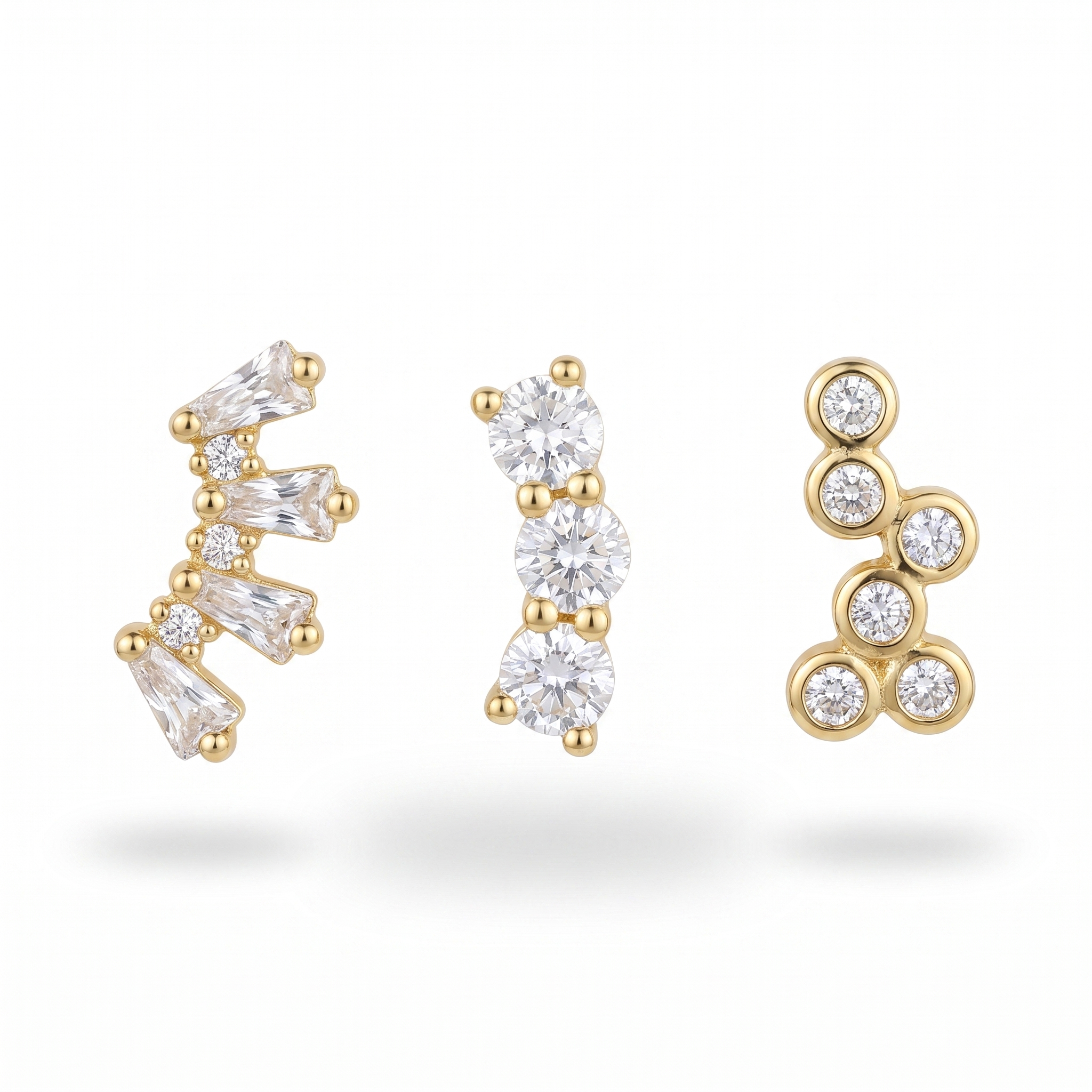 Baguette Crystal Climbers