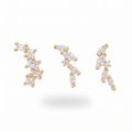 Baguette Marquise Studs