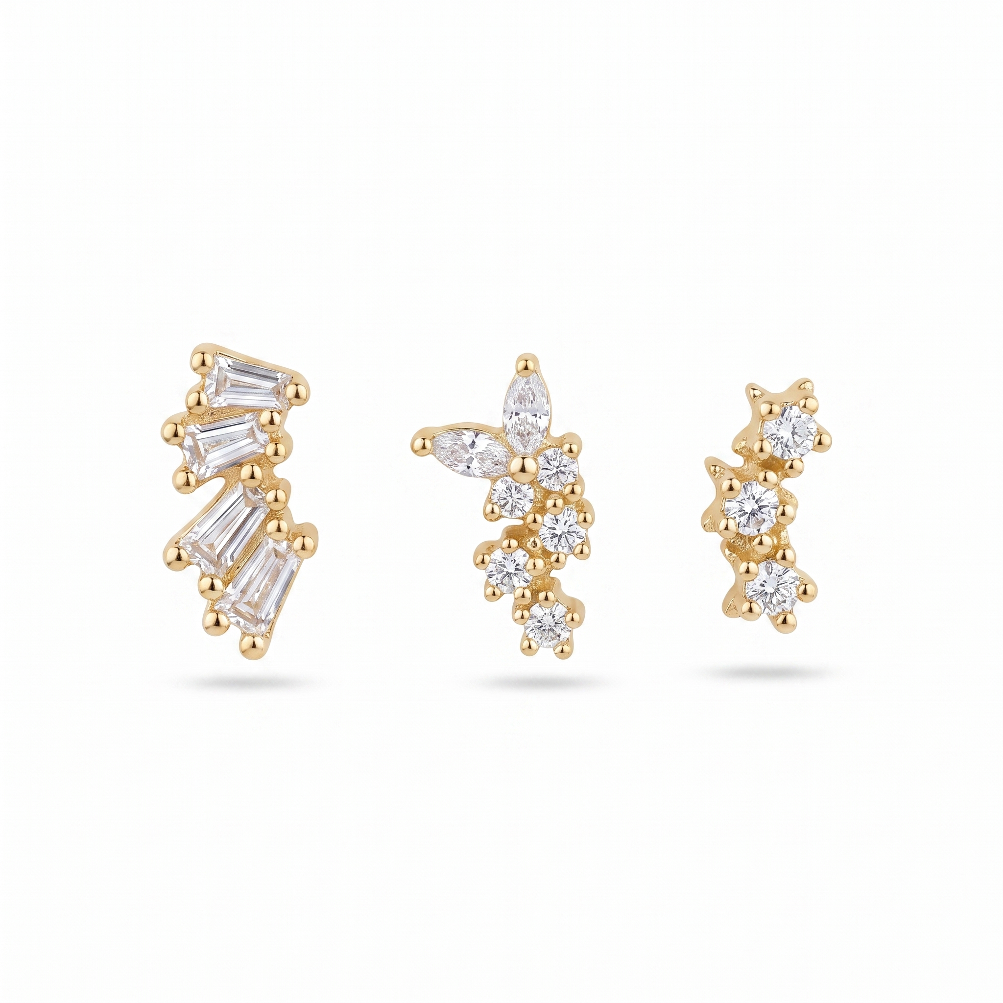 Crystal Cluster Studs