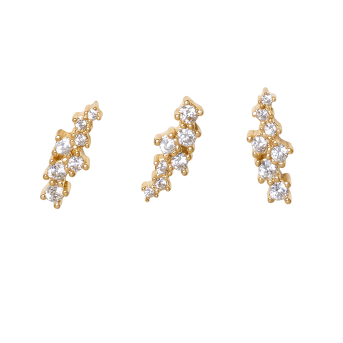 Crystal Scatter Studs