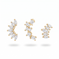 Marquise Fan Climber Studs